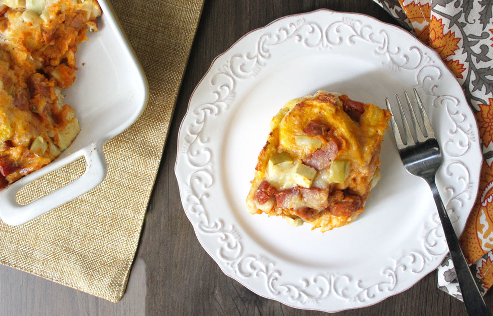 Cheesy Strata – SALSAOLOGY Mexican Simmer Sauces
