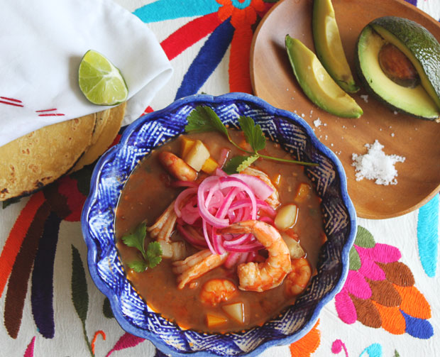 Caldo de Camaron Mexican Shrimp Soup