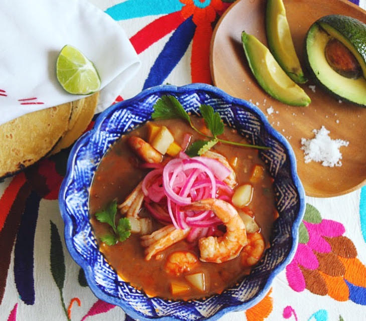caldo de camaron mexican shrimp soup