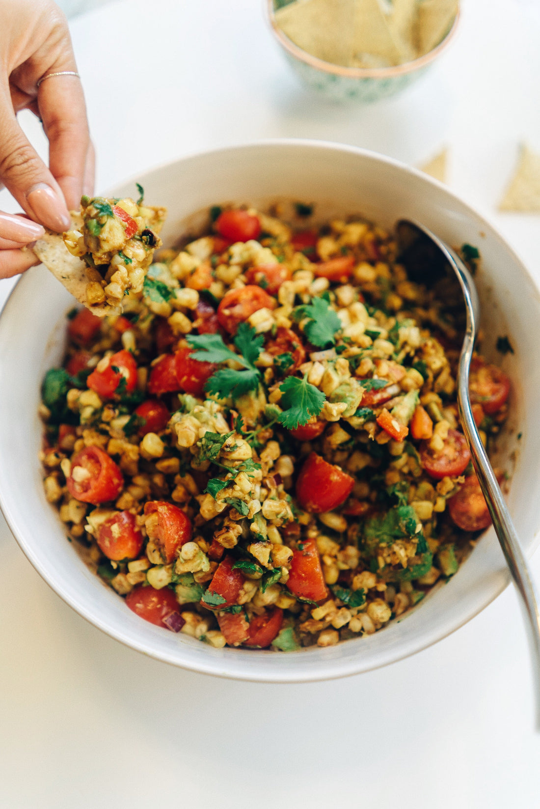 Grilled Corn and Avocado Salad