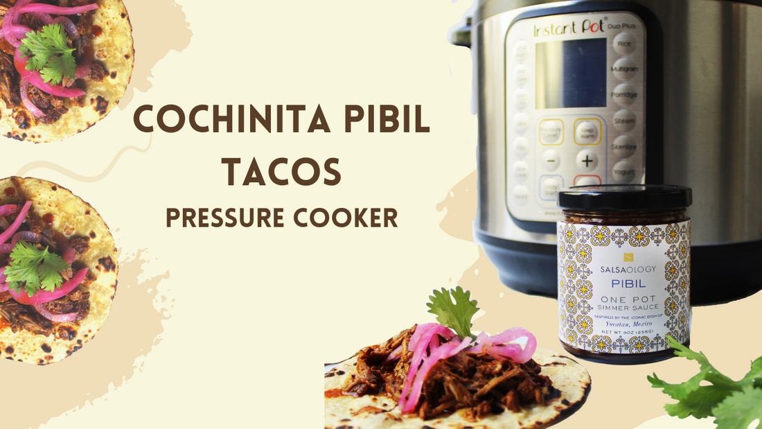 Instant Pot, Pressure Cooker Cochinita Pibil Tacos. Mexican meals ready in under 30 minutes