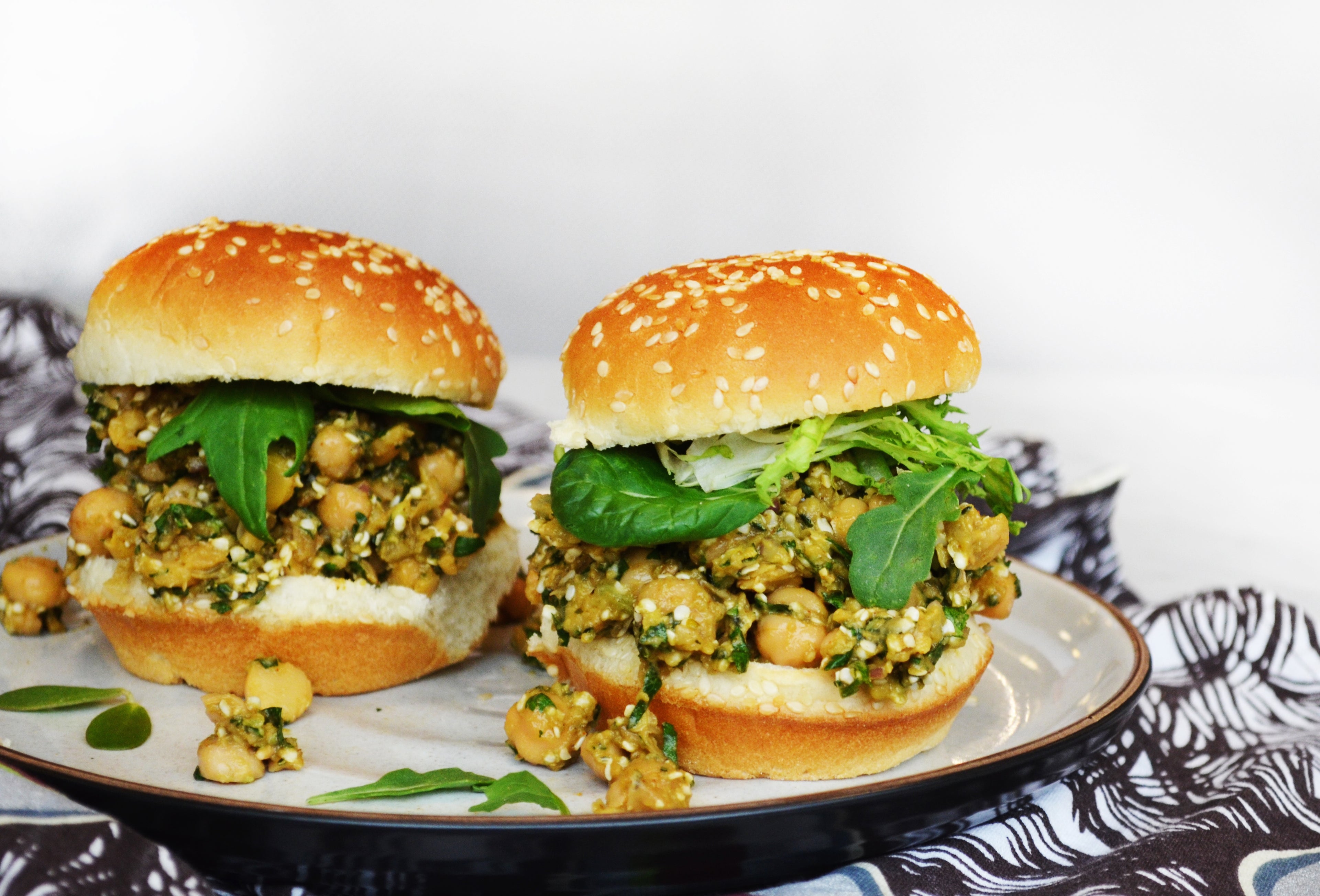 Chickpea Salad Sliders