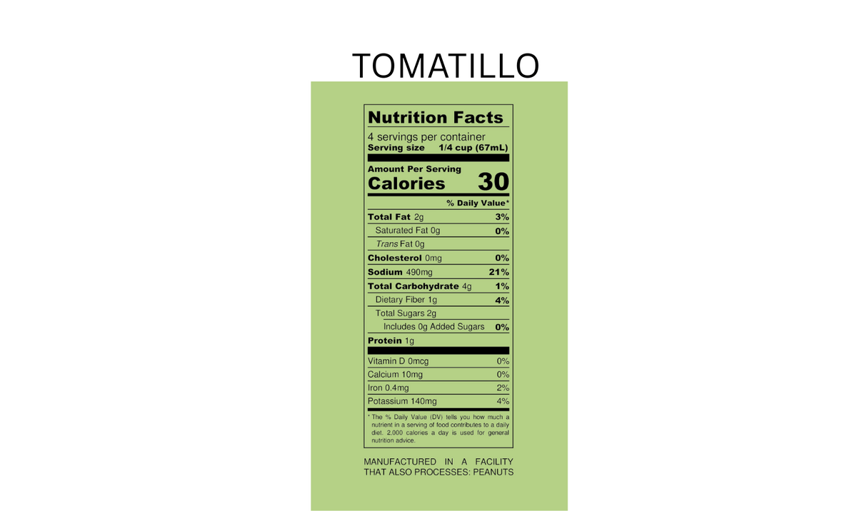 Nutritional Facts